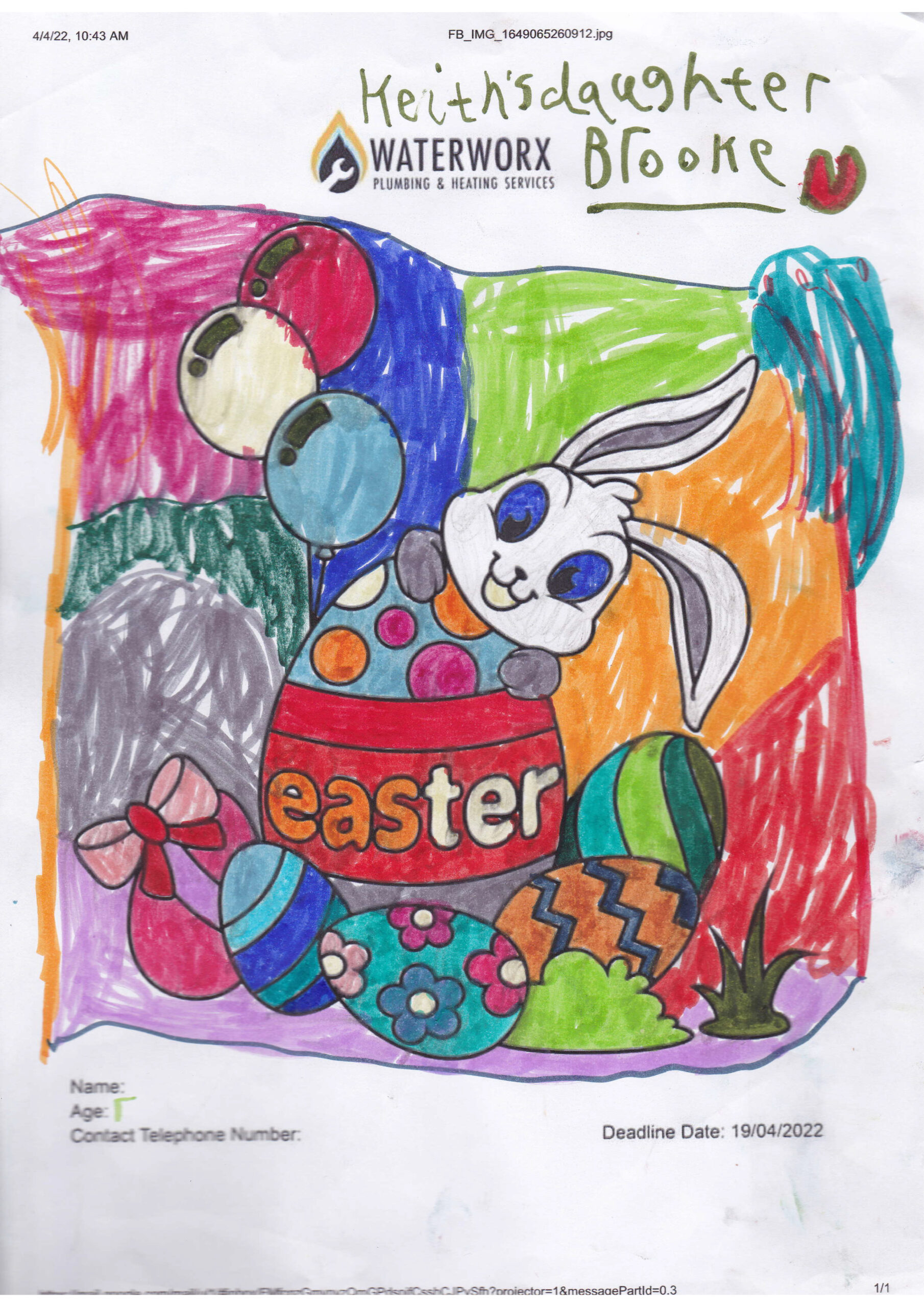 Brooke aged 7